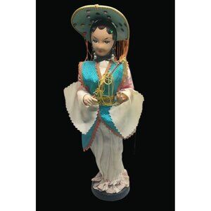 Vintage Handcrafted Asian-Inspired Decorative Doll  * T05 * ORIENTAL